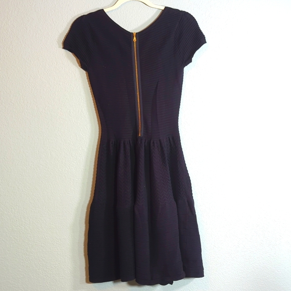 Sandro Paris Knit Textured Mini Dress - Picture 4 of 9